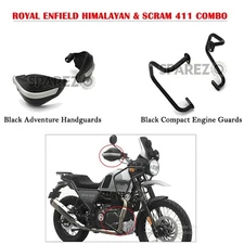 Genuine Royal Enfield Himalayan & Scram 411 "Hand Guard & Compact Engine Guard"