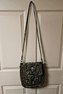 Womens Vintage Multicolor Carlos Falchi Crossbody Bag