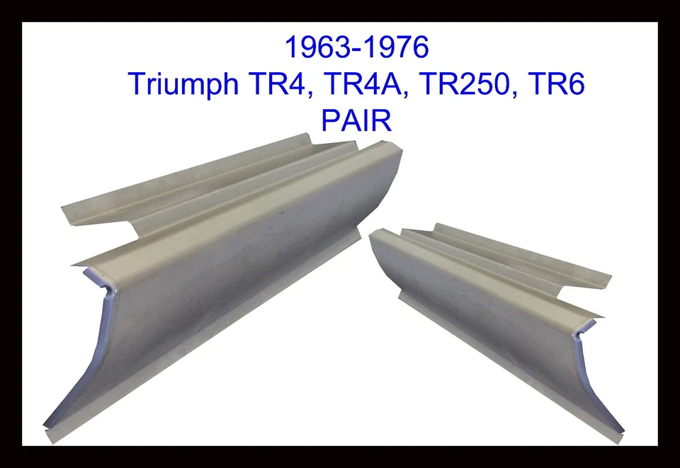 1963 1964 1965 1966 1967 1968 -76 TRIUMPH TR4 TR4A TR250 TR6 ROCKER PANELS PAIR - Image 3 of 3