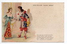 SAINT GALMIER Source BADOIT loire CPA 03 CPA Publicitaire illustrat. Marquise