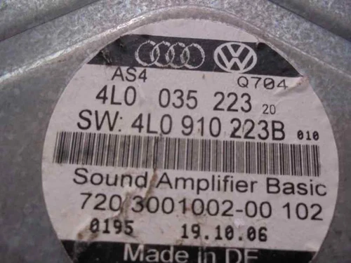 4L0035223 Amplificador De Sonido para AUDI Q7 (4L) * 1566072 - Imagen 3 de 3