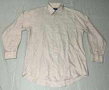 Dockers Adult Man Size Large - 16/16.5 Button Up Casual Long Sleeve Shirt
