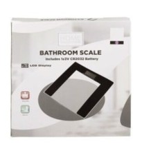 Home Collections LCD Display Bathroom Scale - Clear/Black/Auto-on/396lbs Max NEW