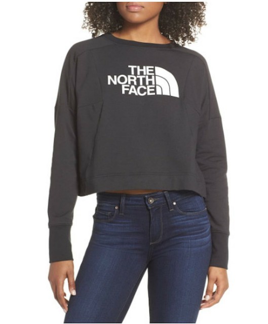 the north face women's crewneck sweatshirt