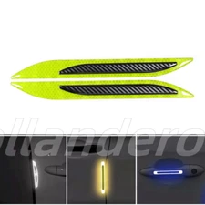 2X Car Door Handle Protector Film Carbon Fiber Accessories Anti-Scratch Stickers