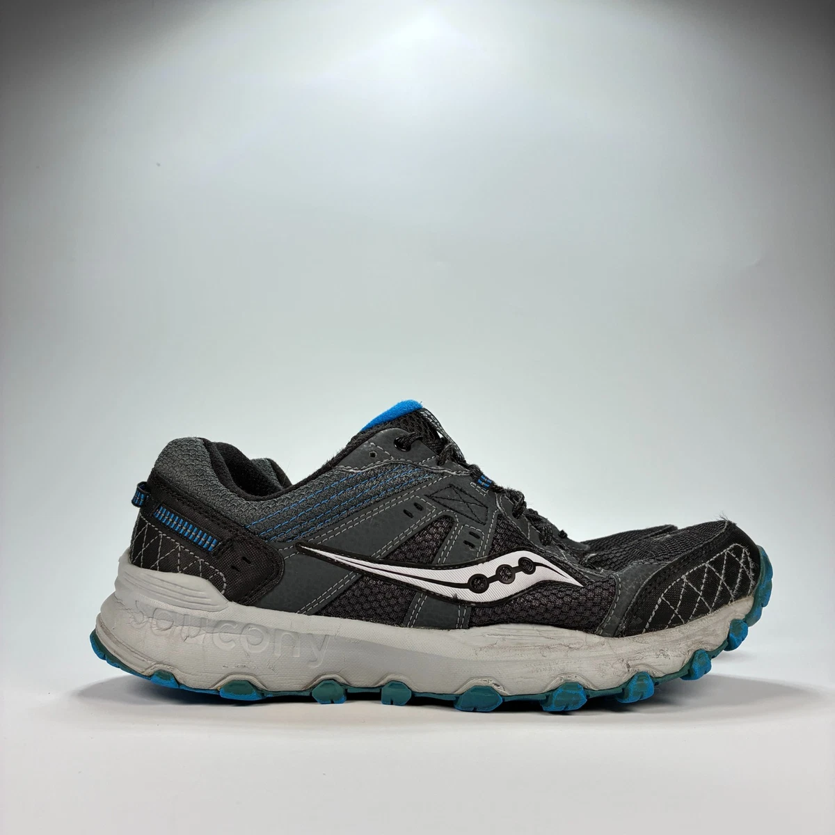 Saucony Grid Raptor TR Mens 9 Trail Running Shoes Gray Blue Run Anywhere EUC Saucony Grid Raptor TR 2 Blue/Gray for sale | eBay main image 4