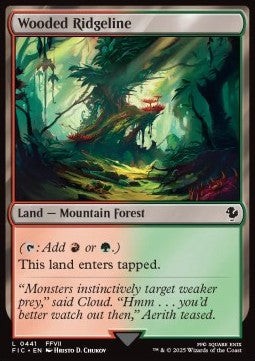 Magic/MTG Wooded Ridgeline FIC-441 Common Englisch Neu