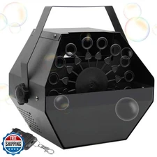 ATDAWN Metal Portable Bubbles Machine, Professional Automatic Bubble Maker wi