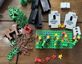 LEGO 6066 Camouflaged Outpost 98% No Manual & 6054 Forestmen's Hideout 95%+