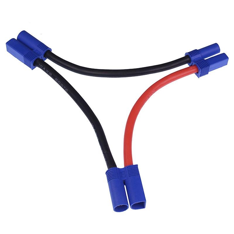 EC5 Female to 2 x Male Series Adapter Lead Harness 10AWG 100mm RC connector