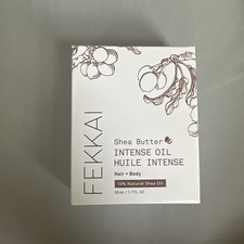 FEKKAI Shea Butter Intense Oil for Hair  Body - Full Size 50 ml/1.7 oz NIB