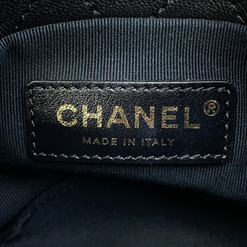 CHANEL Matelasse Drawstring BagChainShoulder Lamb… - image 16