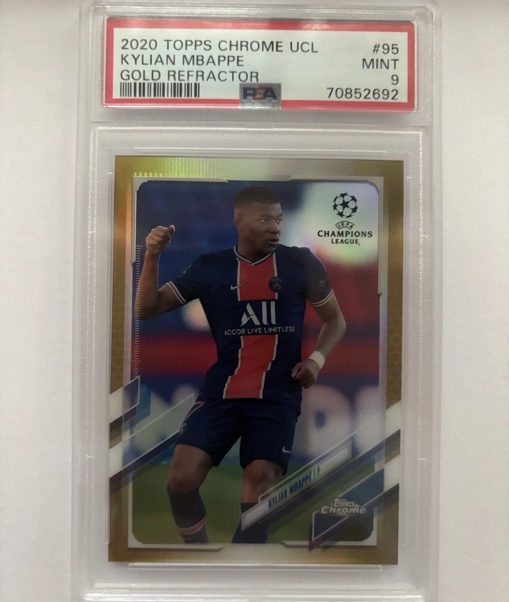 2020-21 Topps Chrome UCL Kylian Mbappé #95 for sale | eBay