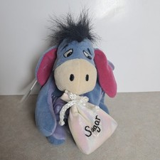 Disney Sugar Plum Fairy Eeyore Bean Bag Plush Stuffed Animal 7" Winnie The Pooh