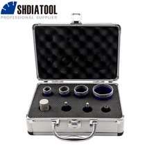 8pcs Kit Diamond Drilling Core Bit Finger Hole Saw for Porcelain Tile Marble M14