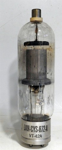 SPERATI ELECTRONICS 872A ?VT-42A MILITARY QUALITY HIGH VOLTAGE RECTIFIER