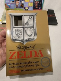 The Legend Of Zelda NES Nintendo Game Circle Seal Complete In Box CIB Not Sealed