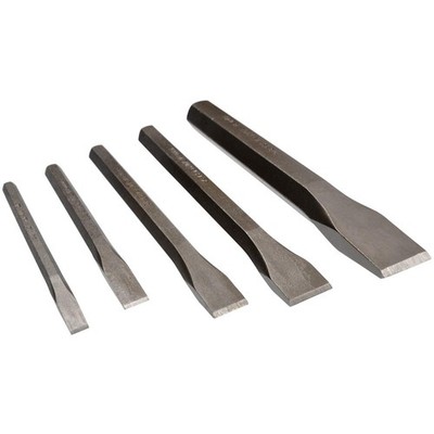 Mayhew Tools 90002 Cold Chisel Set, 5Piece, Shot Blast Finish
