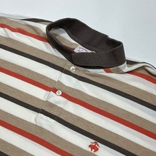 Brooks Brothers XL Polo Shirt Striped Original Fit Performance Cotton Top Casual