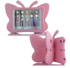 iPad 7 8 10.2 9 3D Cute Butterfly Case for Kids Light Weight EVA Stand Shockp...