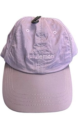 Lululemon Light Purple Nylon Adjustable Strapback Hat Size S/M