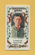 2018 Topps Allen & Ginter Mini Indigenous Heroes #MIH24 Charles Eastman