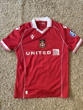 Macron Wrexham AFC Wales 2025/26 Home Jersey Football Soccer Jersey Size S Small