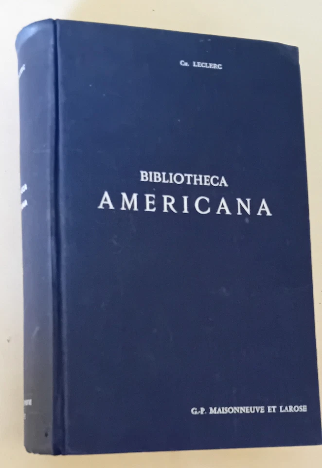 [Americana] LECLERC (Ch.). Bibliotheca Americana. - Photo 3/3