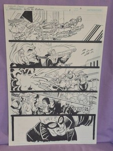 Battle for Bludhaven #3 Original Art Page #3  by Dan Jurgens & Jimmy Palmiotti