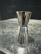 hourglass-shaped, double-sided stainless steel cocktail jigger / Measure RefFC3