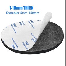 Gummiklotz Rund Gummimatte Gummipuffer Scheiben Stuhlbeine Protector 1mm-10mm