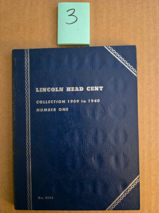 Whitman Publishing Lincoln Head Cent Folder No. 9004 1909-1940