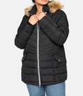 sheego Damen Steppjacke Kapuzenjacke Winterjacke schwarz NEU