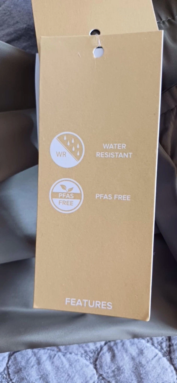 Michael Kors Giacca Leggera Staccabile con Cappuccio Impermeabile Taglia M