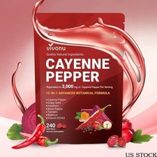 240 Softgels / 1 Bag Cayenne Pepper Softgels Supplement  Leg Vein Support