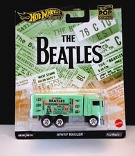 Hot Wheels - POP CULTURE - GREEN- THE BEATLES  Premium Hyway HAULER