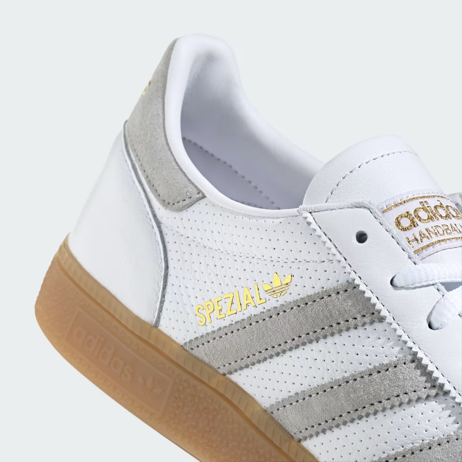 Adidas Original Handball Spezial White/Grey/Gum Trainers-UK 7.5 Sneakers-RRP £90 image 7