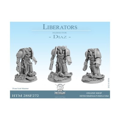 HiTech Mini Sci-Fi Mini 28mm Diaz Pack New