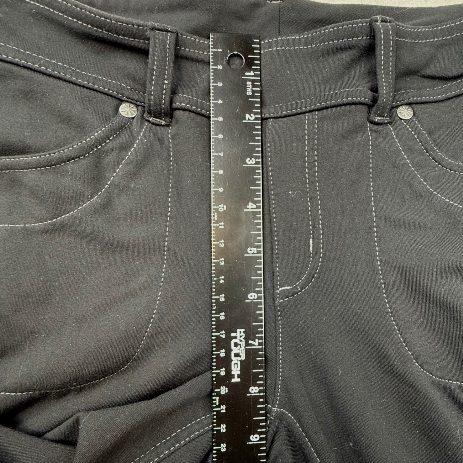 Athleta Black Performance Stretch Pants Womens Si… - image 4