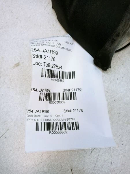 97-02 JAGUAR XJR VOLANTE SUPERIOR EMBELLECEDOR BISEL NEGRO FABRICANTE DE EQUIPOS ORIGINALES USADO HJA9340CA Foto 4 de 4