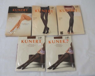 5x Kunert Damen Strumpfhosen Gr. 40-42 Mehrfarbig Blickdicht NEU ovp