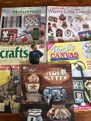 The Needlecraft Shop Plastic Canvas Books India Pottery Patterns Projects Gifts