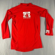 Body Glove Rash Guard Youth Size 16 Red Excellent UVP 50 Long Sleeve Surf Shirt