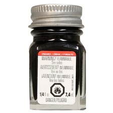 Testor Corp. Enamel 1/4oz Semi-Gloss Black TES1139TT Plastics Paint Enamels