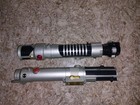 Star Wars Hasbro LFL Obi Wan Kenobi Luke Skywalker Blaulichtschwert 2006 Frühling