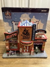 Rare Lemax Carole Towne Collection Matt’s Cycle Shop 2013