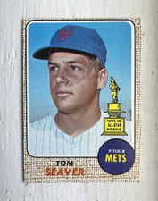 Topps 1968 Topps Tom Seaver New York Mets #45 Rookie Baseball Card. rookie card picture