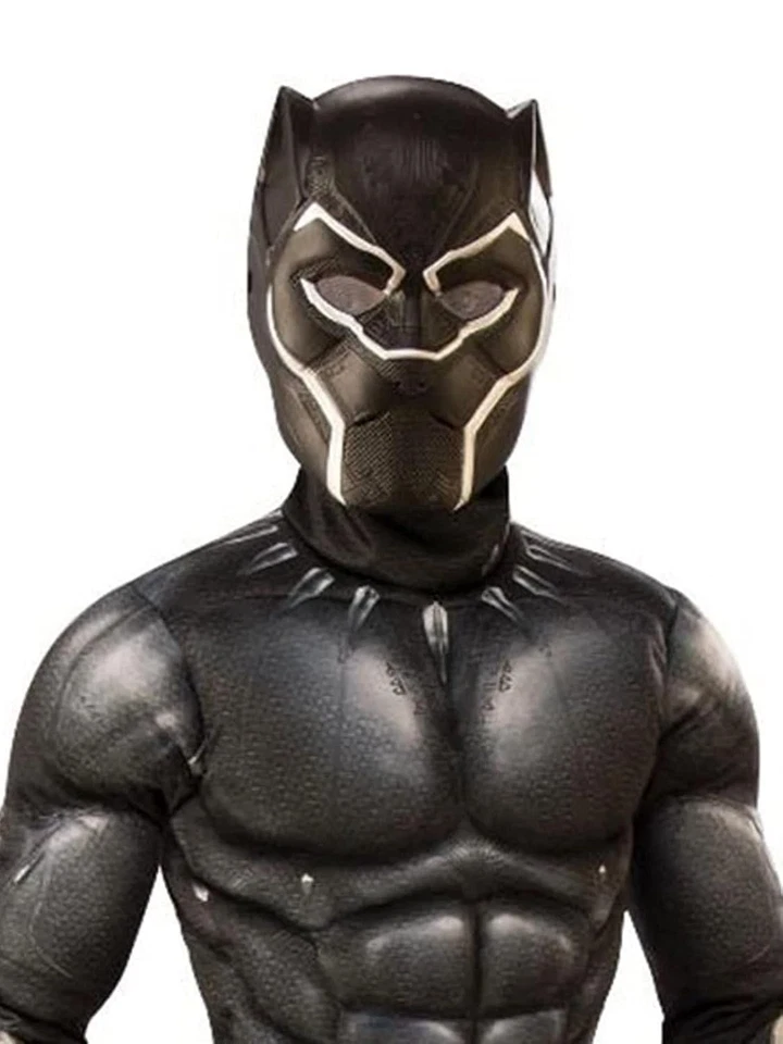 Marvel Rubíes Vengadores Fin Juego Pantera Negra Acolchado Disfraz Infantil (Grande 12-14) Foto 2 de 4