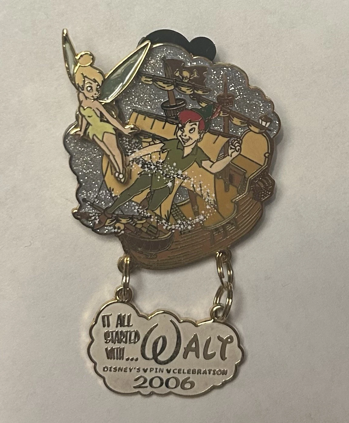 Disney World - It All Started With Walt - Peter Pan and Tinker Bell LE1000 Pin