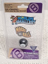 World's Smallest Magic 8 Ball Worlds Smallest Magic 8 Ball Toy Brand New